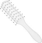 Denman D200 Flexible Vent Brush Brush Hair White