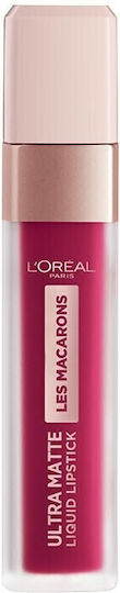 L'Oreal Paris Les Macarons Ultra Matte Long Lasting Liquid Lipstick Matte 838 Berry Cherie 7.6ml