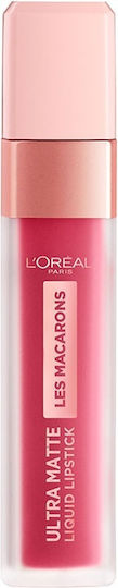 L'Oreal Paris Les Macarons Ultra Matte Long Lasting Liquid Lipstick Matte 820 Praline De Paris 7.6ml