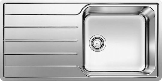 Blanco Lemis XL 6 S-IF 523034 Drop-In Chiuvetă Inox Periat L100xW50cm Argintiu