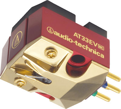 Audio Technica Moving Coil Turntable Cartridge AT33EV Red