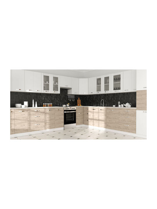 Charlotte Cabinet Wall White 80x30.5x71.8pcs