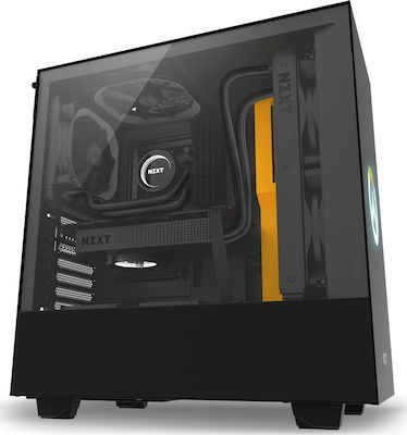 NZXT H500 Overwatch Gaming Midi Tower Computer Case with Window Panel Black