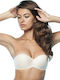 Luna Miracle Lace Push Up Strapless Bra Underwire White