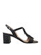 Leder Sandalen Schwarz