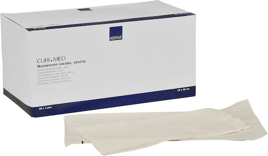 Abena CuriMed Non Woven 4ply Sterile Medical Gauze 10x20cm 2 Pieces