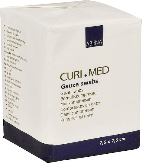 Abena Curimed Non-Sterile Medical Gauze 7.5x7.5cm 100 Pieces