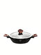Berlinger Haus Ebony Rosewood Collection Shallow Pot made of Cast Aluminum 3.8lt / 28cm