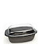 Keystone Pyrex Dutch Oven Rectangular Made of Cast Aluminum with Glass Lid 40x21cm 1pcs