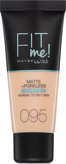 Maybelline Fit Me Matte + Poreless Liquid Make Up 095 Fair Porcelain 30ml