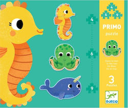 Παιδικό Puzzle Sea Animals 19pcs για 2+ Ετών Djeco