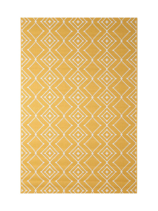 Royal Carpet Flox 47 Чаршаф Правоъгълен Лятно време Плетеница Жълт