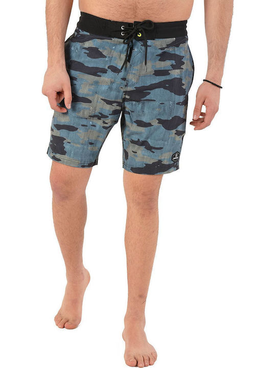 Herren-Bademode Bermuda Marineblau Tarnfarben