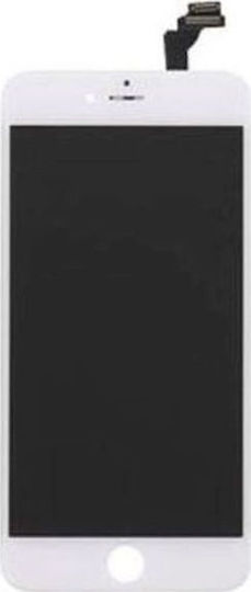 Οθόνη Grade A mit Touch-Mechanismus für iPhone 6 Plus (Weiß)