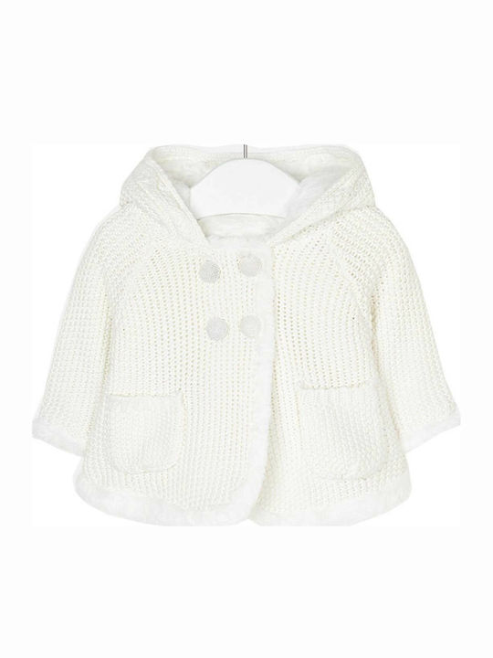 Mayoral Kids Cardigan White