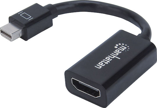 Manhattan Μετατροπέας mini DisplayPort male σε HDMI female 1τμχ 151528