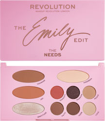 Revolution Beauty x Emily Edit The Needs Makeup Palette for Face & Eyes 13.2gr