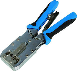 LogiLink C6 Ethernet Internet Cable Crimping Plier RJ12, RJ11, RJ45 with Cable Cutter (Length 180mm) WZ0035