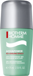 Biotherm Homme Aquapower Ice Cooling 48h Control Roll-On 75ml
