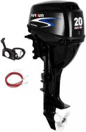 Parsun Външен Двигател Бензинов 4 Удара с Конски Сили 20hp и Тегло 54.7lbs
