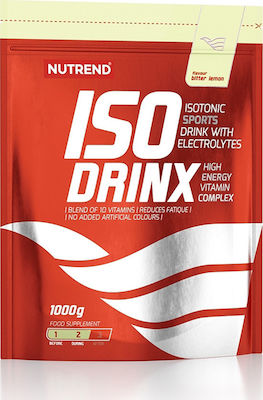 Nutrend IsoDrinx Isotonic Sports Drink with Electrolytes Bitter Lemon 1000gr