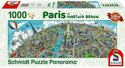 Cityscape Paris Puzzle 2D 1000 Pieces