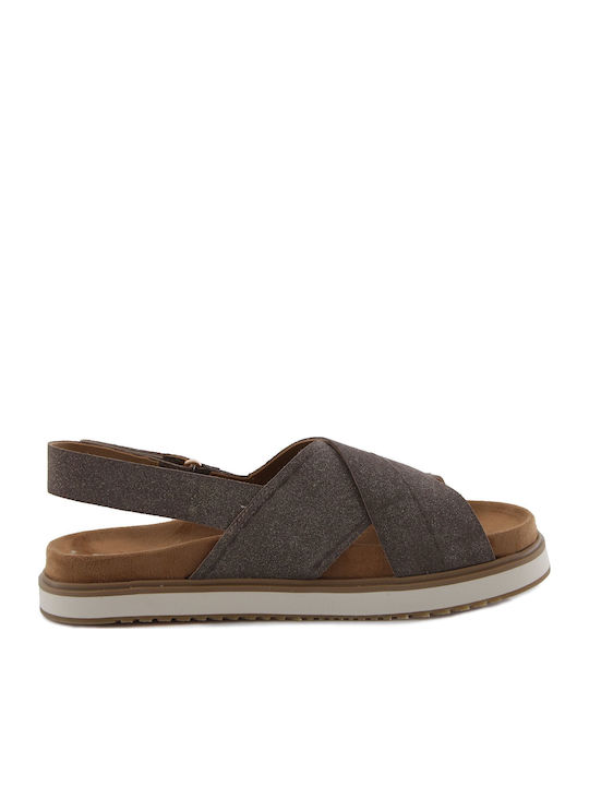 Toms Marisa Γυναικεία Σανδάλια Flatforms Γκρι