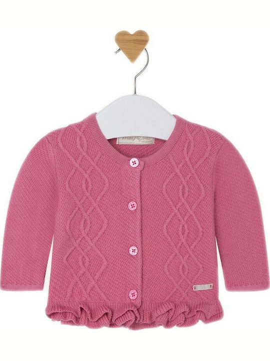 Mayoral Kids Cardigan Fuchsia