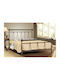 No 34 Bett Doppelbett Metall Rosa für Matratze 150x200cm