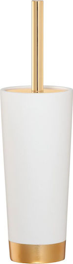 Sealskin Glossy 362320549 Plastic Toilet Brush Gold