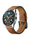 Genuine Leather Strap Leather Brown (Huawei Watch GT/GT Pro 2/3/4/5 / Ultimate 46mm)