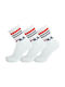 Fila Unique Αθλητικές Κάλτσες Λευκές 3 Ζεύγη