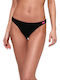 D3 Ombre Knot Crop Bikini Slip Μαύρο