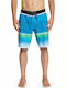 Quiksilver Highline Slab 20" Herren Badebekleidung Bermuda Malibu Gestreift