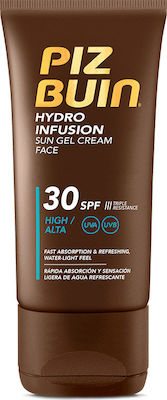 Piz Buin Hydro Infusion Sun Gel Cream Waterproof Crema protectie solara Gel SPF30 50ml