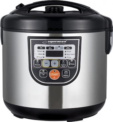 Esperanza Multi-Function Cooker 5lt 860W Silver