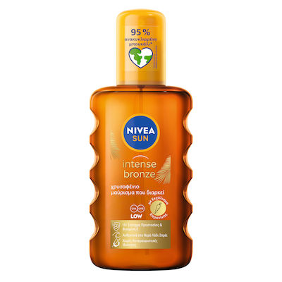 Nivea Sun Carotene Sun Oil Waterproof Масло за загар за тяло в Спрей 200мл