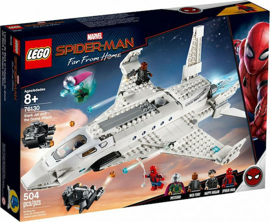 LEGO Super Eroi Stark Jet & Drone Attack pentru 8+ ani