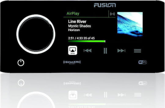 Fusion Apollo Бордова аудио система 70W Waterproof със AUX / Bluetooth / USB / WiFi Черно