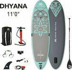 Aqua Marina Dhyana 11'0" Inflatable SUP Board with Length 3.36m