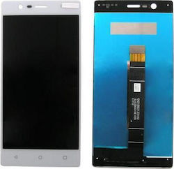 Οθόνη για Nokia 3 (Λευκό)