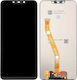 Οθόνη με Μηχανισμό Αφής για Huawei P Smart+ (Μαύρο)