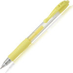 Pilot Στυλό Gel 0.7mm με Κίτρινο Mελάνι G-2 Pastel