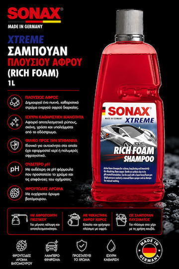 Sonax Xtreme Σαμπουάν Πλούσιου Αφρού Rich Foam 1l