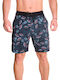 Emerson Men's Swimwear Bermuda Navy / Red with Patterns