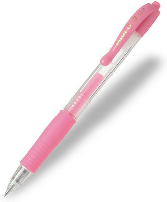 Pilot Στυλό Gel 0.7mm με Ροζ Mελάνι G-2 Pastel