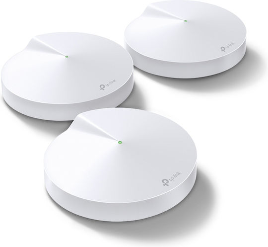 TP-LINK Deco M9 Plus v1 WiFi Mesh Network Access Point Wi‑Fi 5 Dual Band (2.4 & 5GHz) in Triple KIt