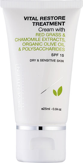 Seventeen Vital Restore Ενυδατική & Αντιγηραντική Κρέμα Προσώπου με SPF15 25ml