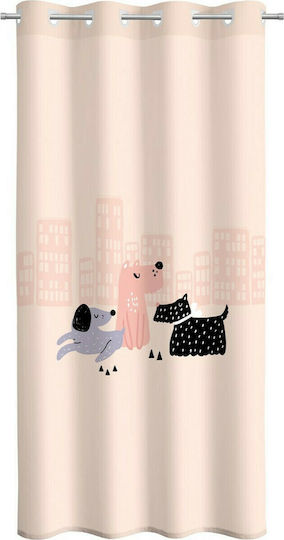 Saint Clair Doggy Curtain With Grommet Tops