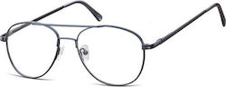 Sunoptic Children's Metal Eyeglass Frame Blue MK3-50C